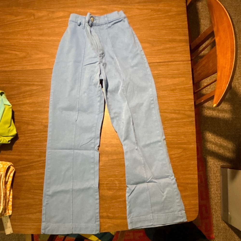 Big Bud Press Western Pants in cornflower blue size xs